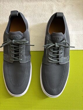 BYLT Basics Charcoal Knit Lace-Up Sneakers